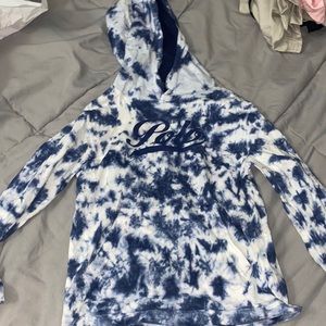 Polo long sleeve hoodie